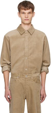 A.P.C. Beige Bobby Shirt