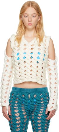 Isa Boulder SSENSE Exclusive Off-White Sweater