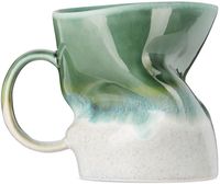 SGW Lab Green & Off-White Distorted GT021 Mug