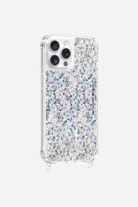 La Coque Francaise - Coque de téléphone paillettes avec anneaux pour iphone 13 pro max - Taille iPhone 13 Pro Max - Argent