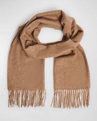 Fringed Cashmere Scarf