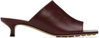 Bottega Veneta Burgundy Stretch Mules
