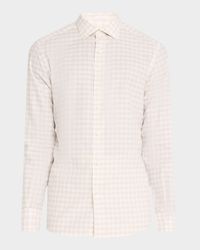 Men's Cotton Check Sport Shirt