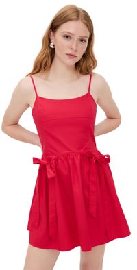 Moon River Red Mini Dress Red M