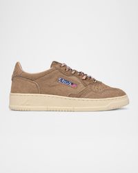 Medalist Low-Top Calf Hair Sneakers