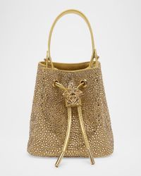 La Medusa Embellished Bucket Bag