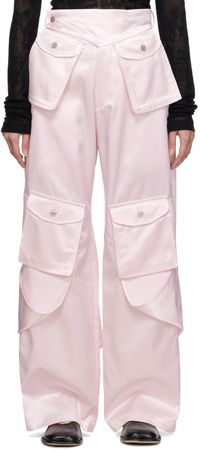 STRONGTHE Pink Cargo44 Trousers