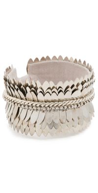 Deepa Gurnani Deepa by Deepa Gurnani Chiara Cuff Bracelet Silver One Size