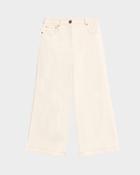 Blaire Wide-Leg Cotton Denim Weekend Pants