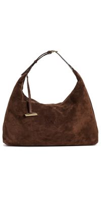 Liffner Pillow Hobo Bag Dark Brown One Size