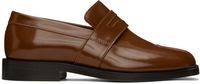 Maison Margiela Brown Tabi Loafers