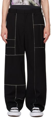 doublet Black Frankenstein Cutting Trousers