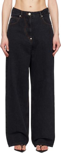 Pushbutton Black Panty Cutout Jeans