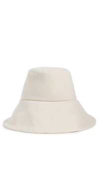 Janessa Leone Walker Canvas Hat Off White M