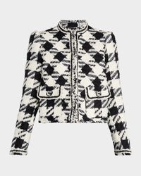 Buffalo Check Tweed Short Jacket