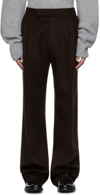 The Frankie Shop Pantalon Beo mauve en laine