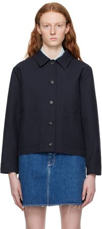A.P.C. Navy Nikkie Jacket