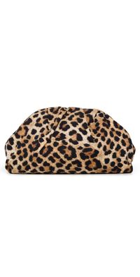 Loeffler Randall Bailey Jersey Clutch Leopard One Size