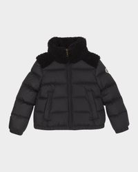 Girl's Vard Down Jacket with Faux Fur, Size 4-6
