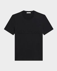Men's Embossed Cotton T-Shirt