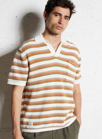 Pepe Jeans - Pull col polo - Taille XL - Blanc