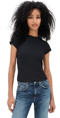 Susana Monaco Essential Crew Tee Sugar L
