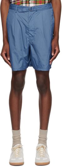 BEAMS PLUS Short bleu à ceinture