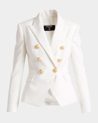 Tailored Double-Breasted Wool Jacket