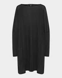 Slim Sleeve Slash Neck Kaftan Sweater (Long Plus Length)