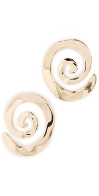 Ettika Aura Swirl Earrings Gold One Size