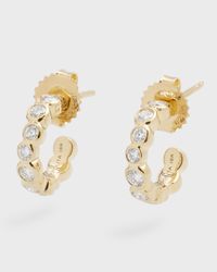 Stardust Starlet 18K Gold Tiny Hoops