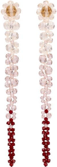 Simone Rocha Multicolor Ombré Drip Earrings