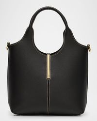 Mini Leather Tote Shopping Bag