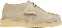 Clarks Originals Beige Desert Trek Derbys