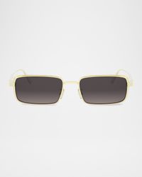DiorCannage S2U 55MM Rectangular Sunglasses