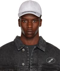 We11done Casquette grise à logo