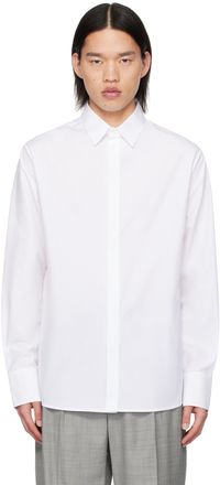 Mark Kenly Domino Tan Chemise Salomon blanche