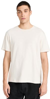 FRAME Duo Fold Tee White Sand S