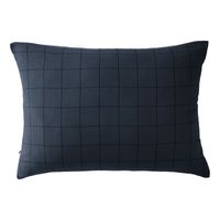 L'effet Papillon - Taie d'oreiller percale de coton - Taille 60x60 cm - Bleu