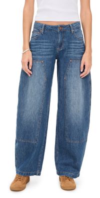 alice + olivia Andie Carpenter Barrel Jeans CAMBRIA VINTAGE 29