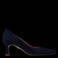 Jb Martin - Escarpin suédé à talon en cuir - Taille 41 - Bleu
