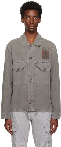 C.P. Company Gray Pigment-Dyed Shirt