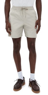 Maison Kitsuné Elasticated Shorts 6.75 Truffle 42