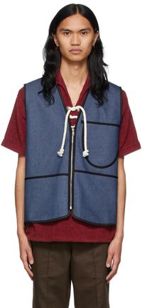 Camiel Fortgens Veste bleue en coton