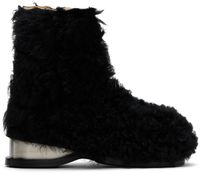 EGONlab Black Stun Shearling Boots