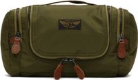 RRL Khaki Nylon Canvas Travel Kit Pouch