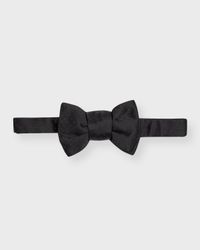 Men's Satin Tonal Pattern Bow Tie