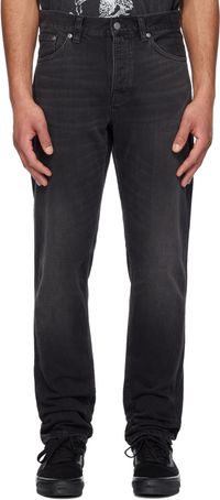 Nudie Jeans Black Steady Eddie II Jeans