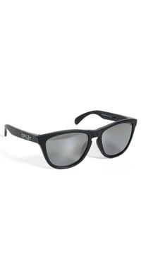 Oakley Frogskins Polarized Sunglasses Matte Black/Prizm Black Plz One Size