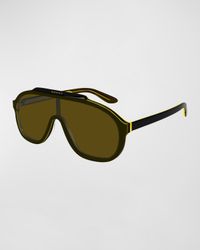 Men's Acetate Aviator Sunglasses